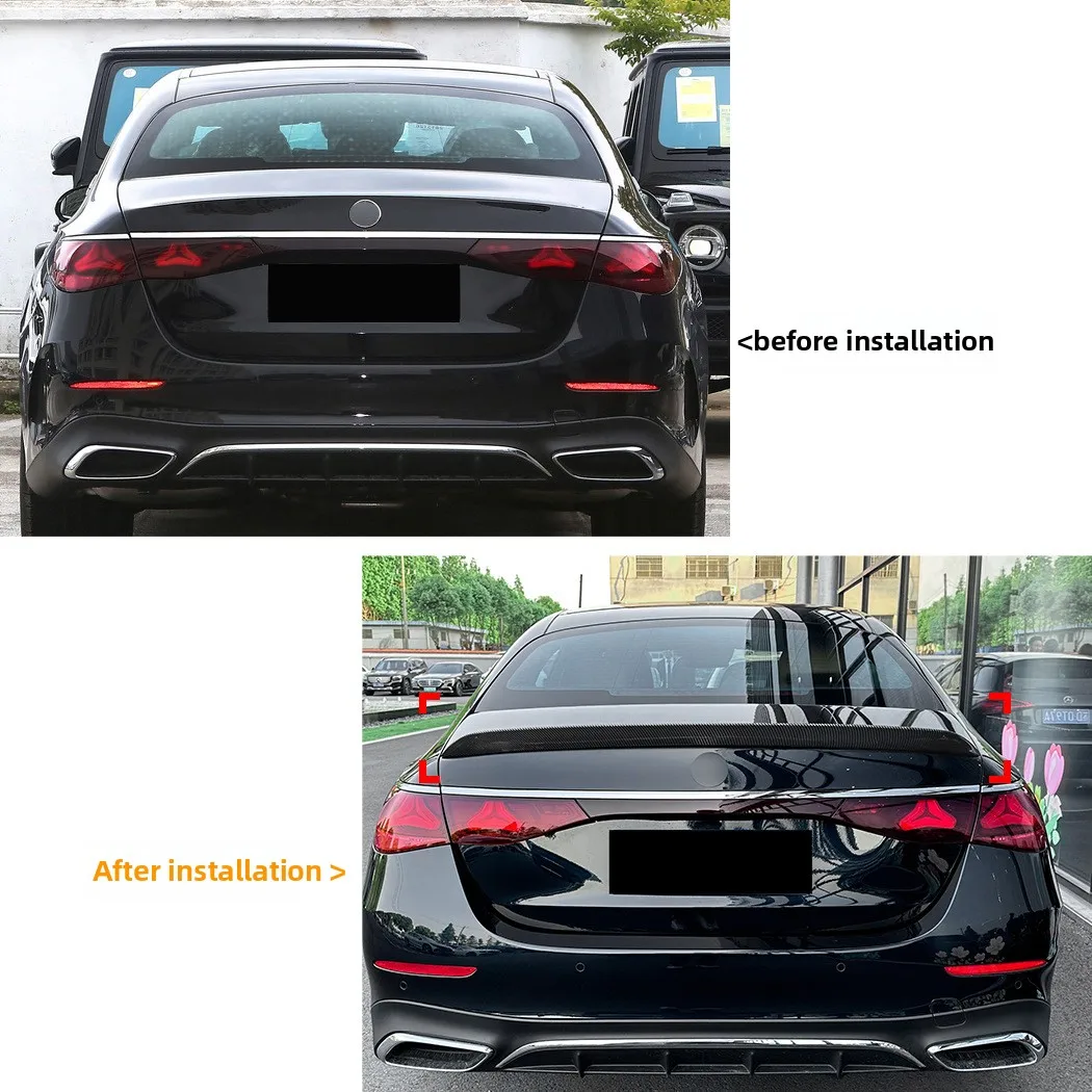 

Suitable For Mercedes-Benz E-Class Models W214 E300 E260 E53 E63 2024 + Amg Rear Spoiler Modification