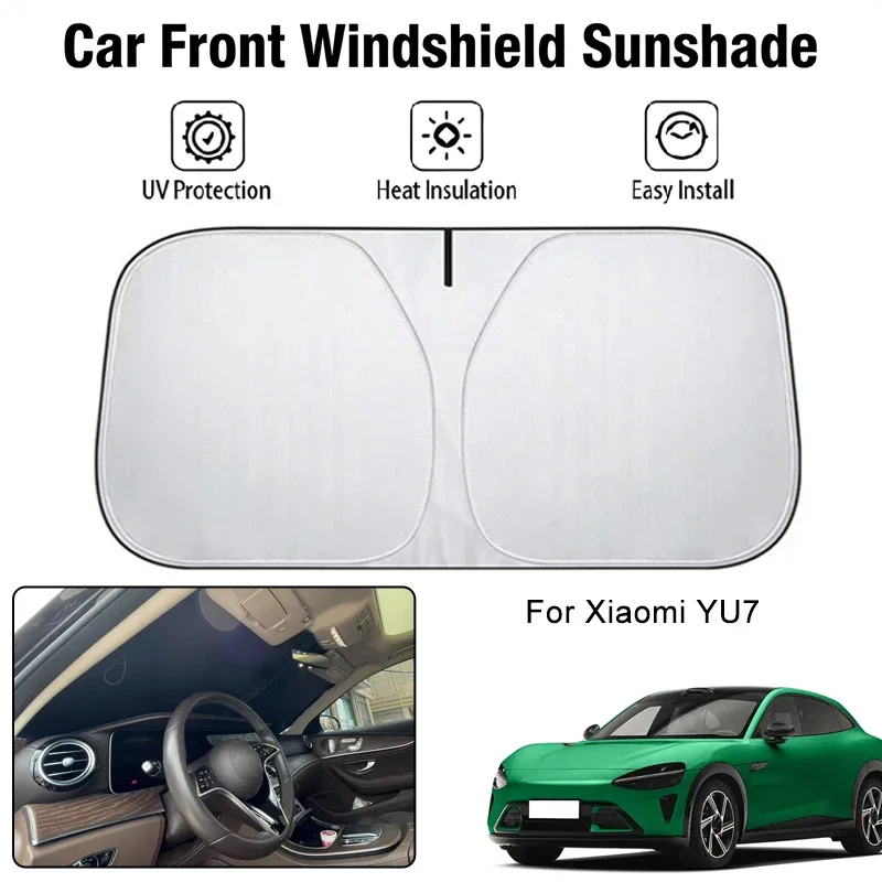 

Foldable Car Windshield Sun Shade UV Block Heat Insulation For Xiaomi YU7 Interior Protection Automobiles