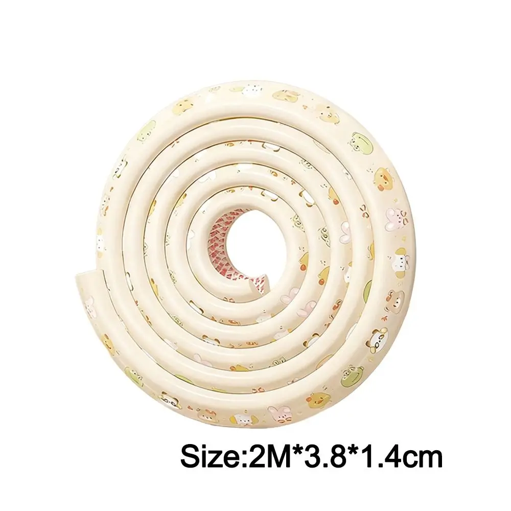 2 متر مكتب حافة الحرس قطاع الكرتون سميكة الجدول المضادة للتصادم وسادة لينة مقاوم للماء جدار ركن حامي لسلامة الطفل