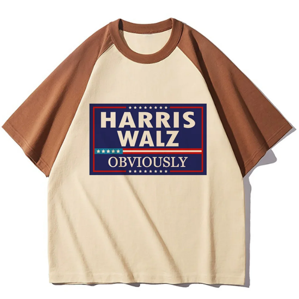 Harris Walz t-shirts women comfortable modern style breathable t-shirts female comic designer clothing