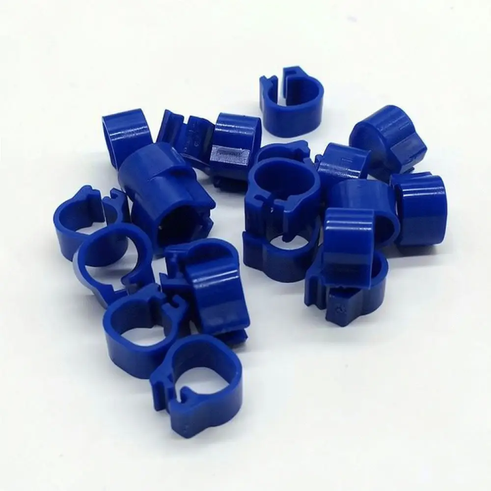 Pigeon Leg Rings Plastic Identification Bands For Racing Birds Poultry Management Durable Tracking Label Tags