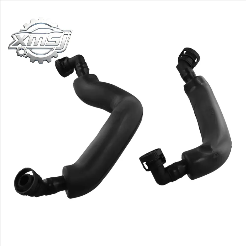 2X L + R manguera  ventilación l cárter para BMW E60 545I E63 E64 645Ci E66 735Li 745Li X5 11617547185 11617547186