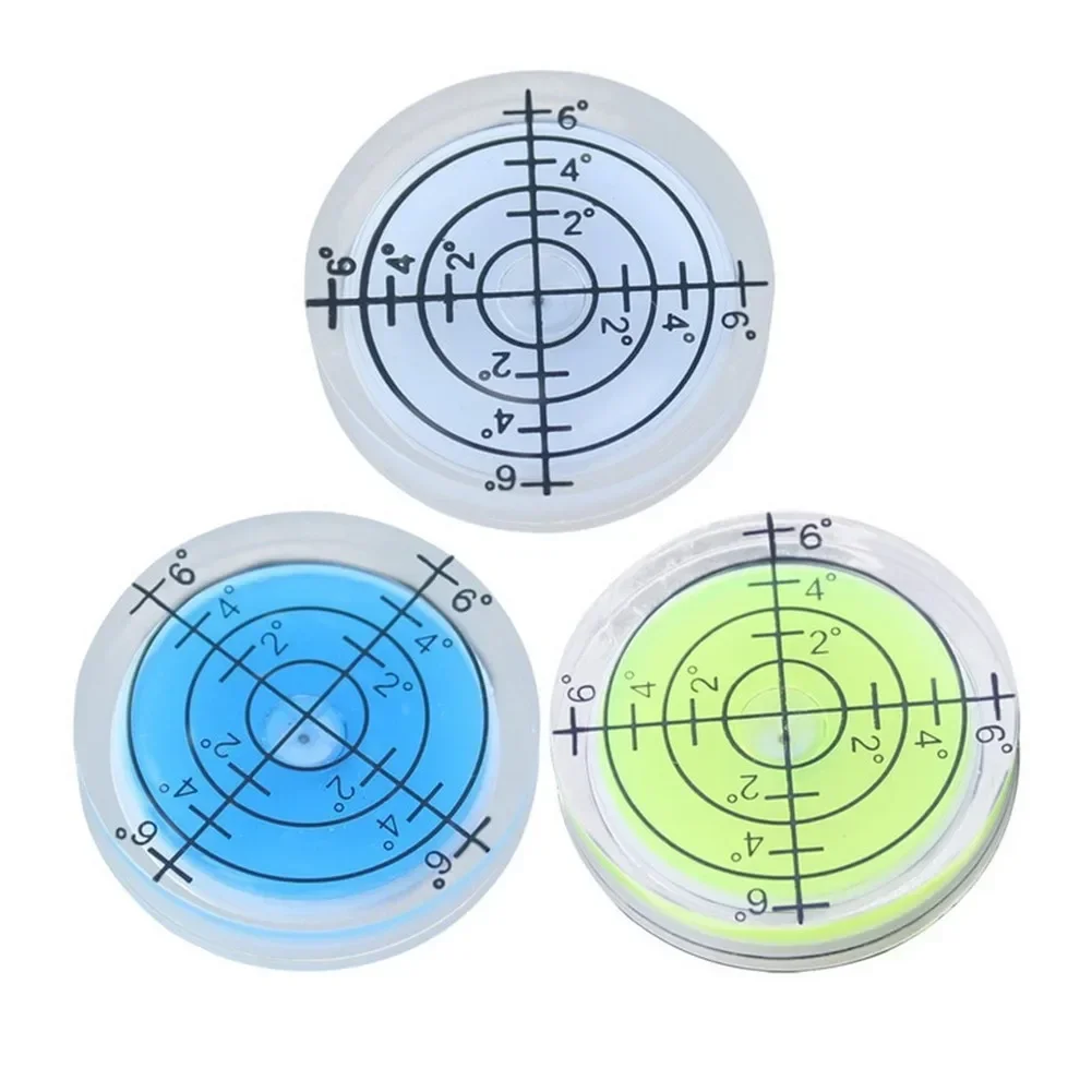 1pc 32mmLevel Bubble Mini Round Bullseye Leveller HorizontalLevel For Boat Caravan Tile Measuring Instrument