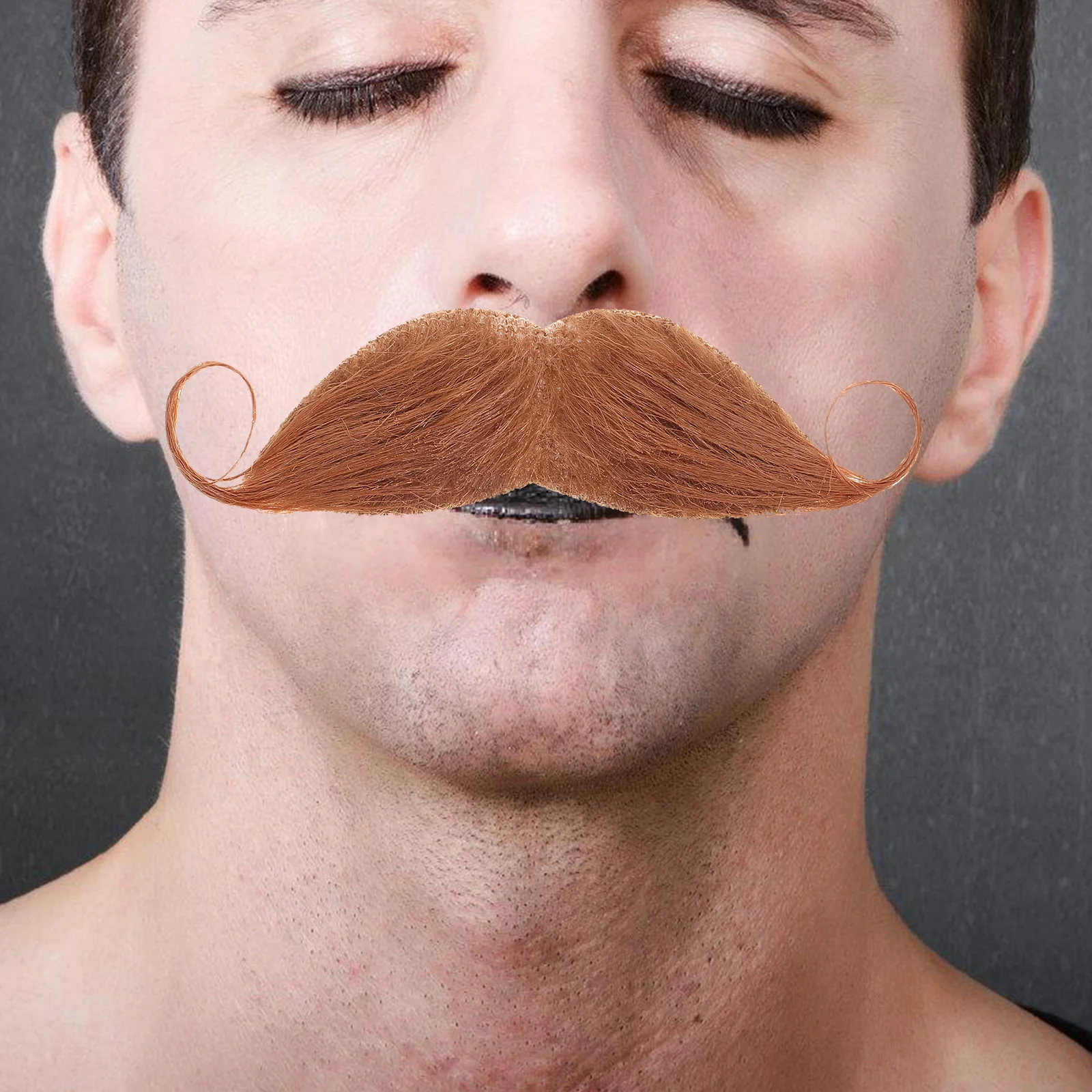 

Набор накладной бороды и усов, реалистичная искусственная борода для косплея, удобная посадка, реалистичные усы