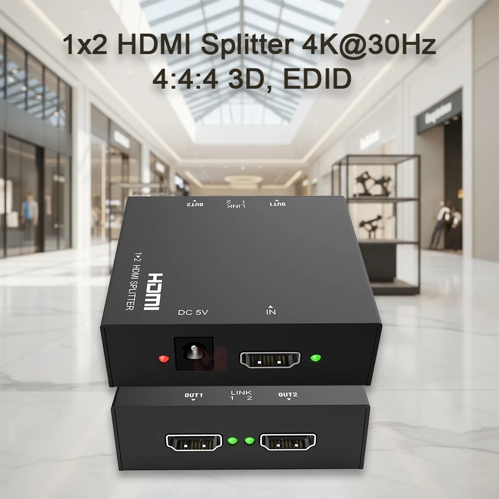 1X2 Hdmi Splitter 4… - image