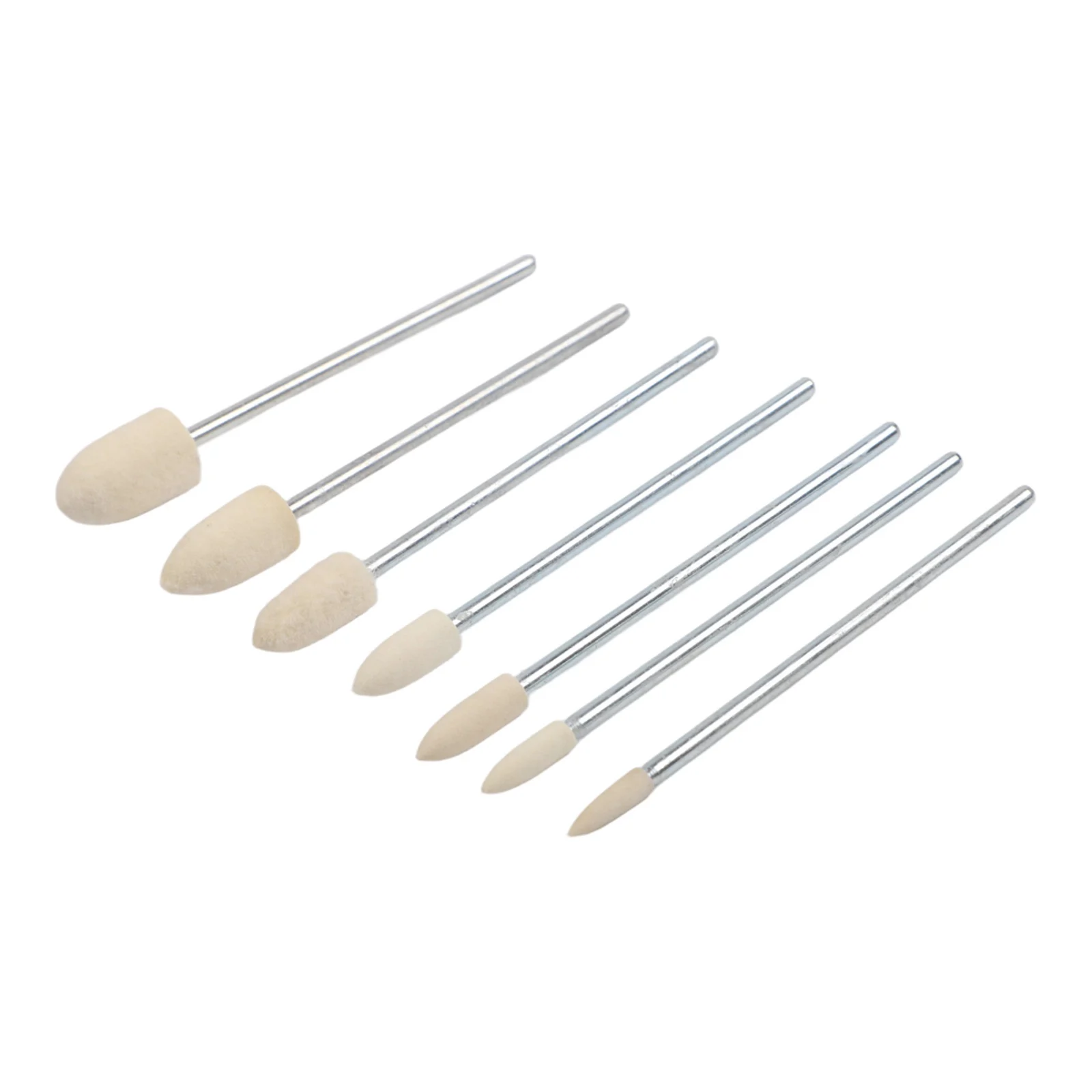 Felt Polishing Wheel Wool Polishing Wheel White Wool Material Felt Polishing Heads Fine Polishing Sanding Accessory
