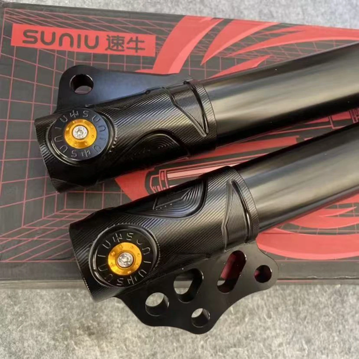 E-Scooter 27 core 370mm Adjustable Front Fork Front Shock Absorber For Yamaha Scooter Nmax RSZ FORCE Niu N1S modify