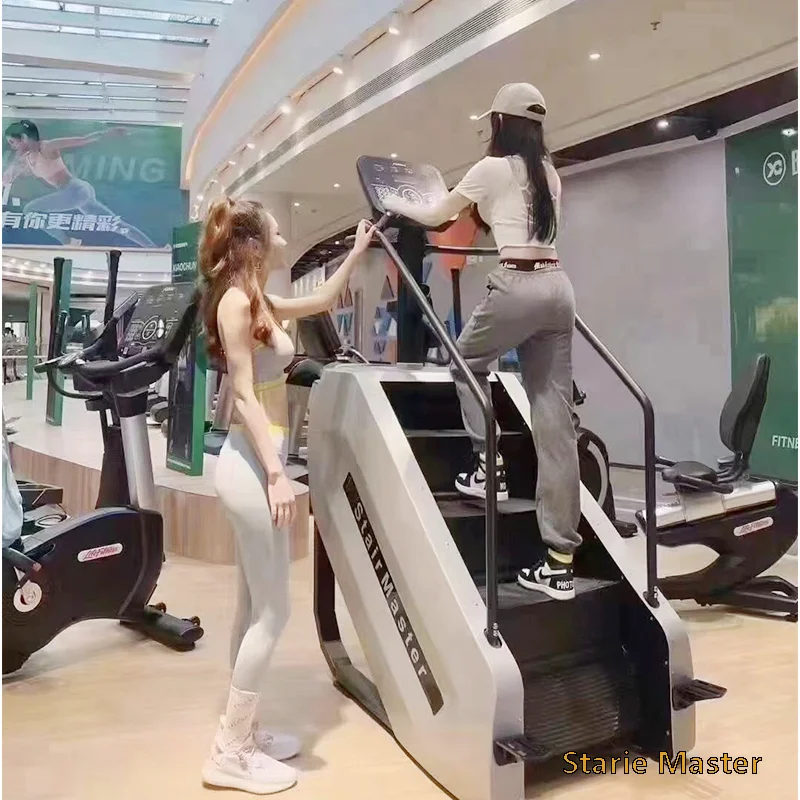 Mesin Stair Climbing Komersial Berkualitas Tinggi untuk Olahraga di Gym, Peralatan Kebugaran, Mesin Stair