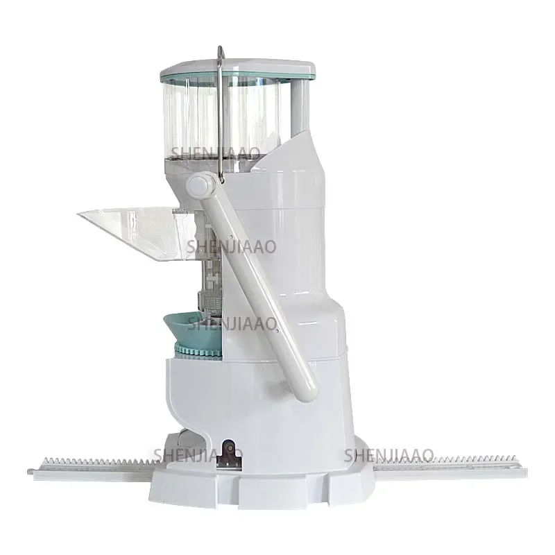 Wj-18 máquina manual de bolinho em miniatura vertical manual máquina de embalagem de bolinho rápido e conveniente