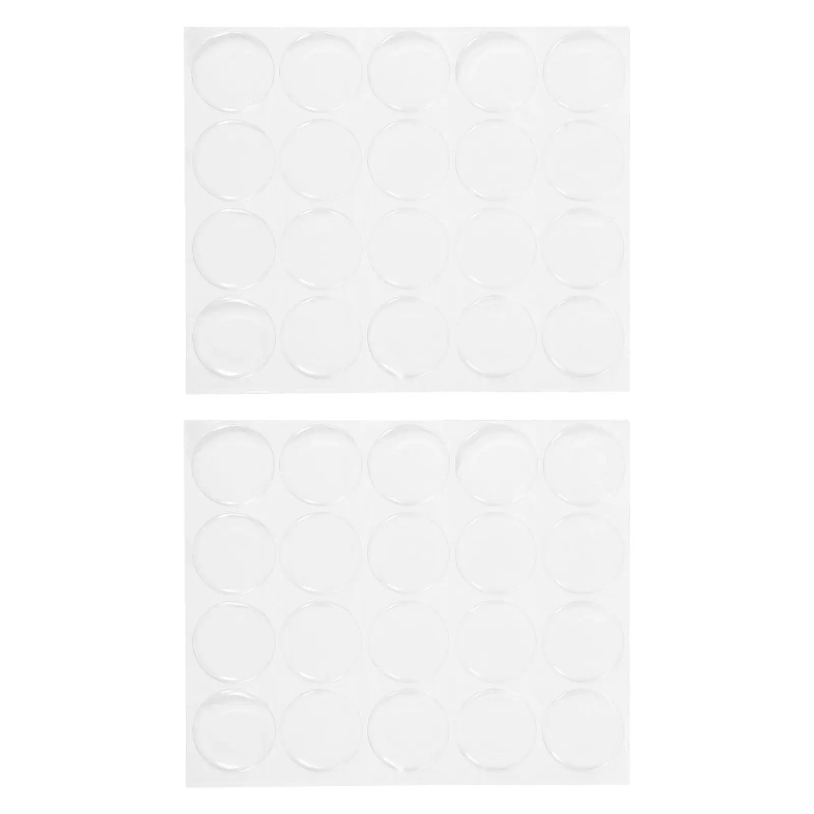 40 Pcs 22mm Clear Epoxy Dot Stickers 0.9 Inch Bubble Domes Cabochon Cover for Photo Jewelry Craft DIY Decoration Supplies