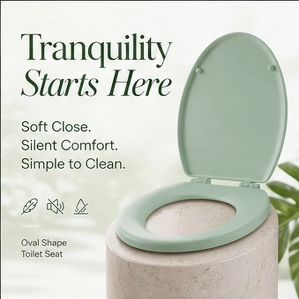 U/V Shaped Toilet Seat Slow Close Quiet Lid Cover Thickened Durable Anti Slam Close Toilet Lid Bathroom Accessories