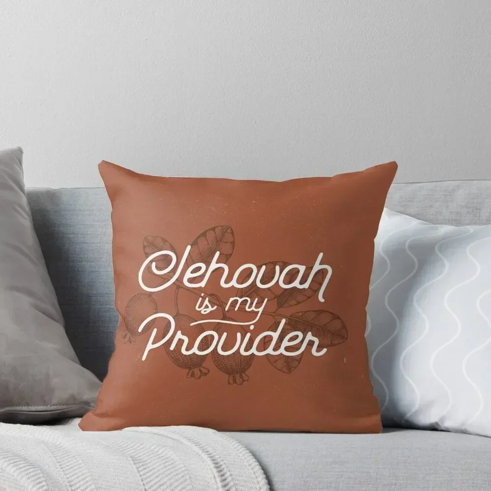 

JEHOVAH IS MY PROVIDER Throw Pillow Pillow Cases Decorative Pillows Aesthetic Plaid Sofa Embroidered Cushion Cover pillow