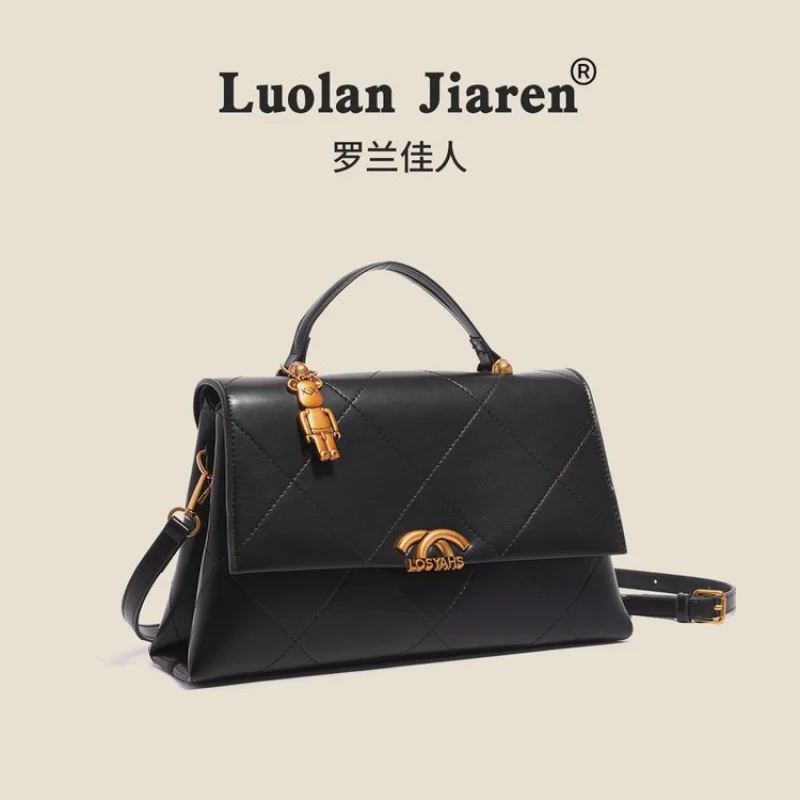 

Элегантная классическая дизайнерская парижская модная большая вместительная сумка-мессенджер для женщин, однотонная пригородная сумка