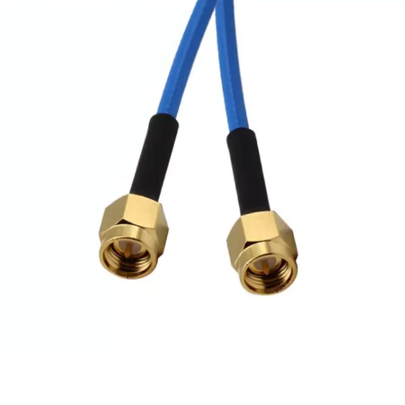 SMA high-frequency test cable SS405 wire 18GHZ ultra flexible wire SMA connector test grade SMA male