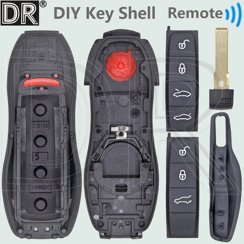 

Сменный чехол для автомобильного дистанционного ключа DR 3/4/5 для Porsch Macan Panamera Cayenne