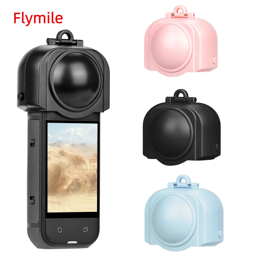 BRDRC X5 الغطاء الواقي غطاء العدسة ل Insta360 X5 ملحقات الكاميرا الإفراج السريع عدسة الحرس لينة مقاومة للخدش قذيفة