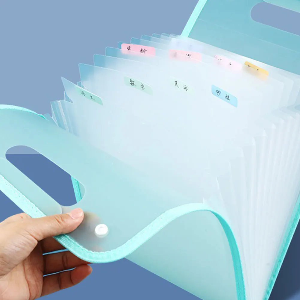 

3 Pcs A4 Size 13 Layers Receipt Holder File Folder File Storage Folder Bag Office Documents ganizer