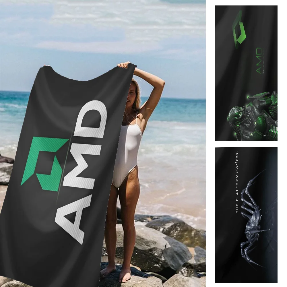

Gaming A-AMD Towel Thickened Absorbent Bath Towel Soft Face Towel for Home