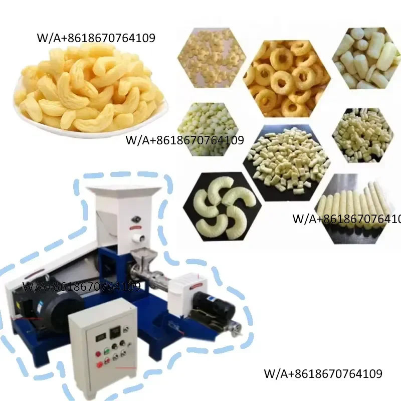 Highly Recommend Kettle Corn Machine Popcorn Machine High Efficiency Corn Puff Extruder Corn Puff Making Machine