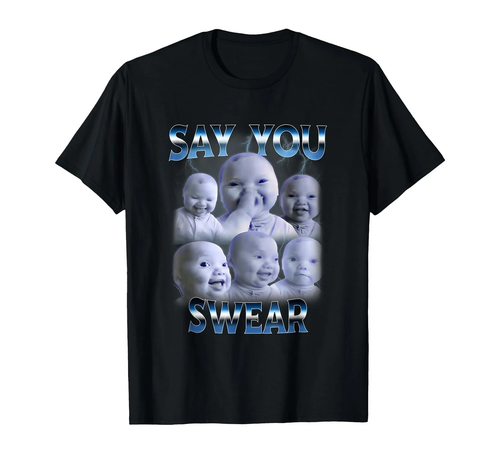 

Ai Niche Baby Holding Back Laugh Genz T-Shirt