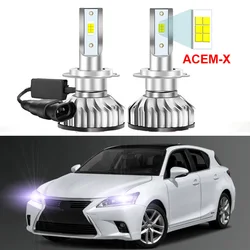 2Pcs Car LED Headlight Bulbs For Lexus CT 200h CT200h 2011 2012 2013 2014 2015 2016 2017 2018 LOW Beam with ACEM-X Chips