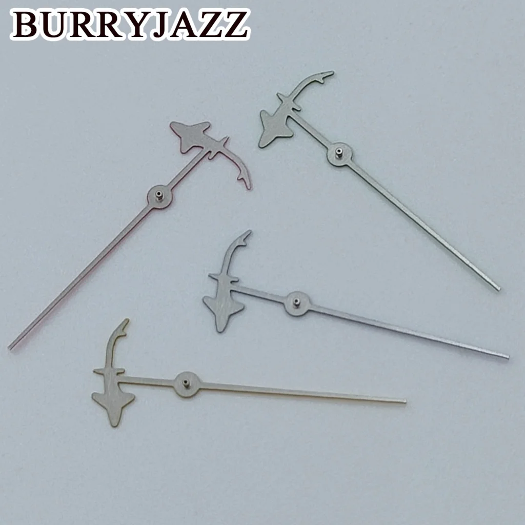 BURRYJAZZ NH35 NH36 NH38 7S26 7S36 4R35 4R36 นาฬิกามือสองสีดํา Rose Gold สีฟ้าสีเขียวสีแดงสีส้มมือสองมือ