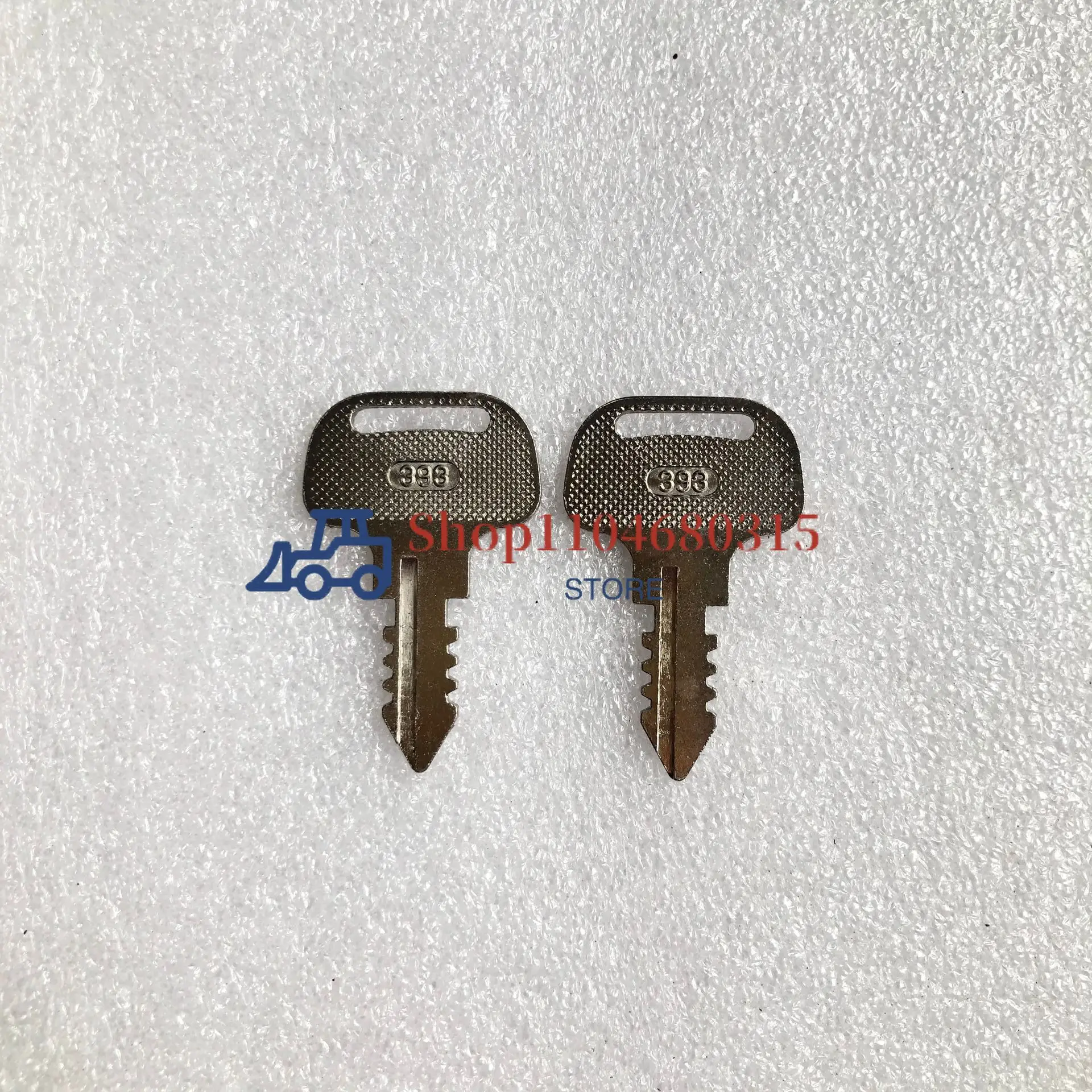 

2PCS 393 KEY 18510-63720 start key for Kubota excavator harvester