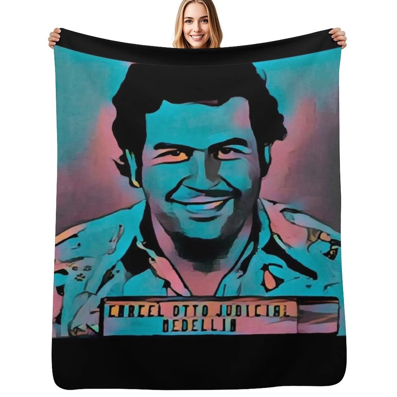 

Lover Gift Pablo Love Escobar Gifts Men Throw Blanket warm winter Soft Plaid Nap Blankets For Bed Blankets