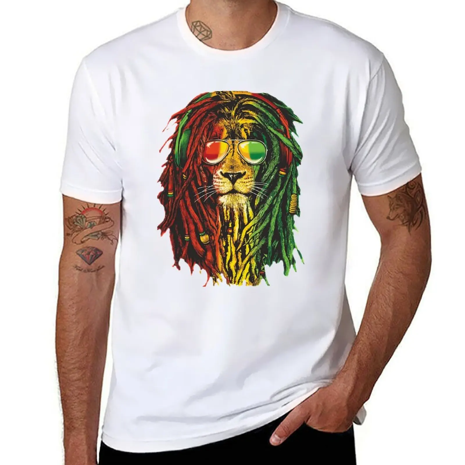 

Bob Marley Rasta Lion Art for Reggae Lover T-Shirt man tshirt t shirt personalised T-Shirt