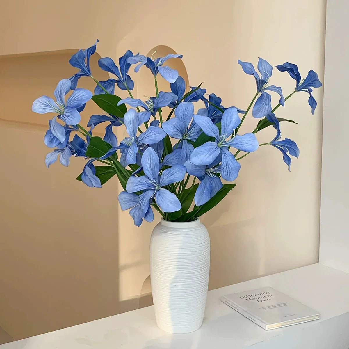 3PCS Blue Fowers Ar… - image