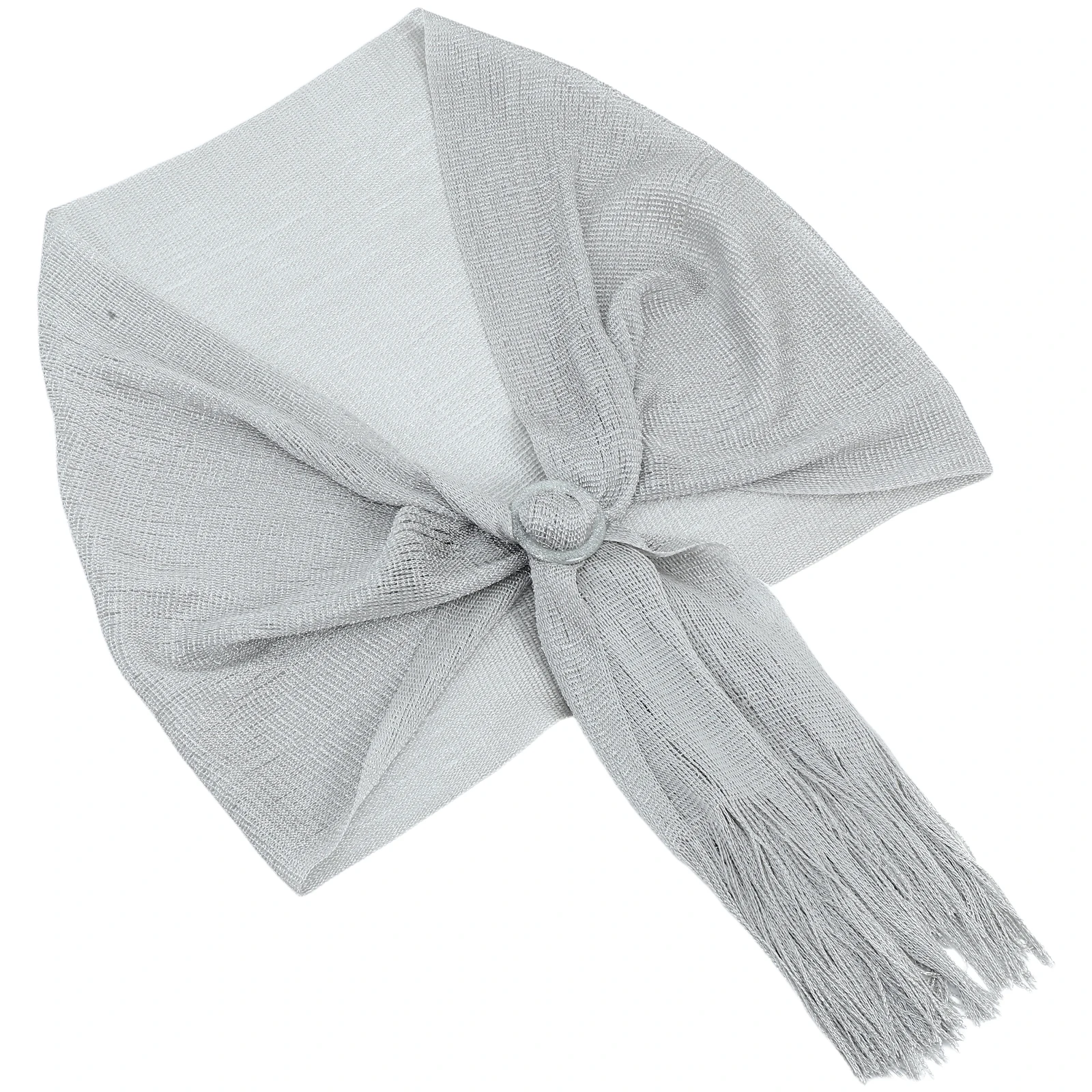 

Elegant Metallic Wedding Shawl Bridal Bridesmaid Scarf Sparkling Wraps For Evening Dresses Formal Party Accessory