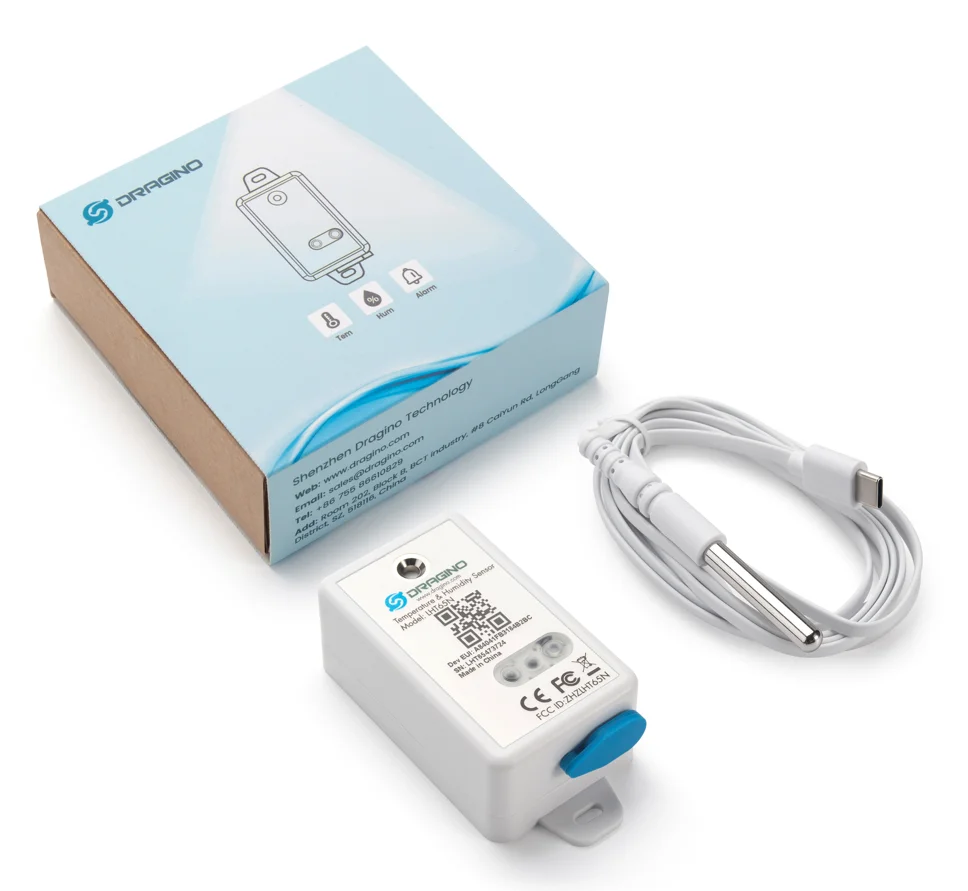LoRaWAN – capteur de température et d\'humidité, LHT65N