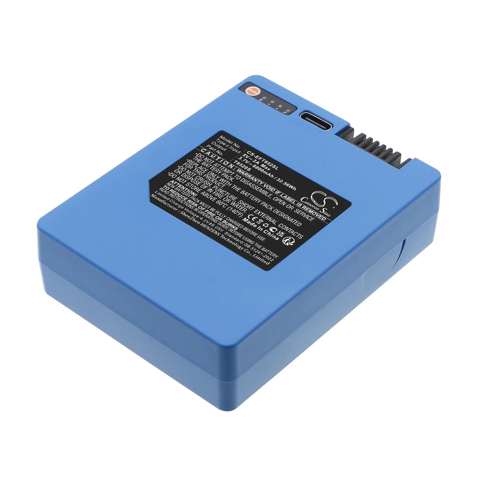CS Replacement Battery for Eufy E330,S230 3-in-1 Video Smart Lock and Smart Drop,S330,S330 eufyCa PN:T8520S 8800mAh / 32.56Wh