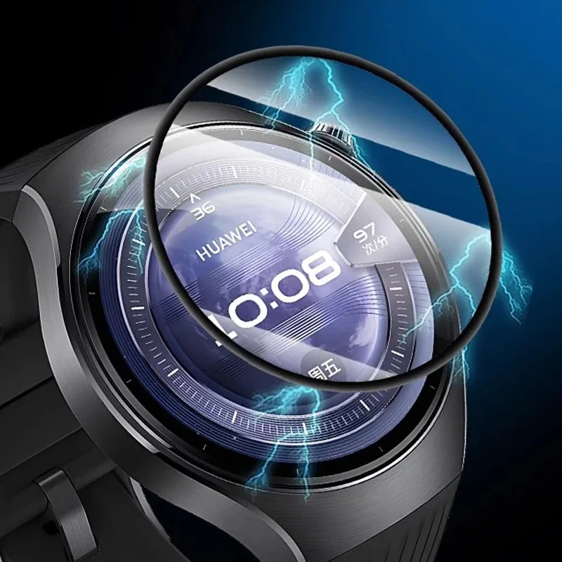 

1-5PCS 3D Curved Tempered Glass Film For Huawei Watch 5 42mm 46mm Smartwatch Screen Protector Films