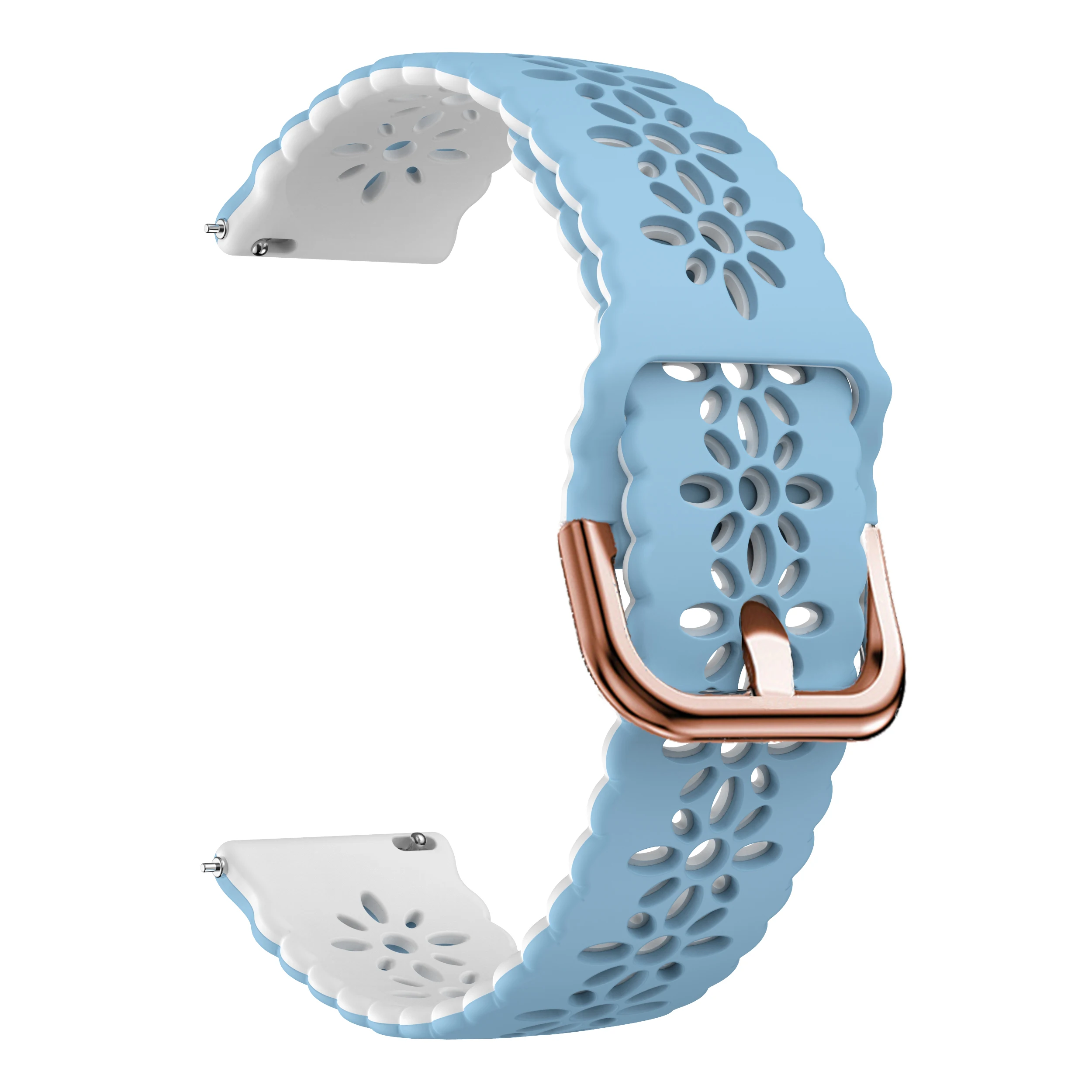 Сменный кружевной ремешок для умных часов 20 мм для Amazfit Active GTS 4 Mini, силиконовый браслет для Bip 3 U Pro GTR Mini 42 мм, браслет