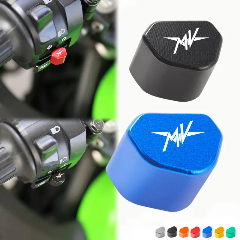Mototcycle CNC Switch Button Turn Signal Switch Key cap  For MV Agusta F3 675 800 Brutale 800 1000 Turismo Veloce RC