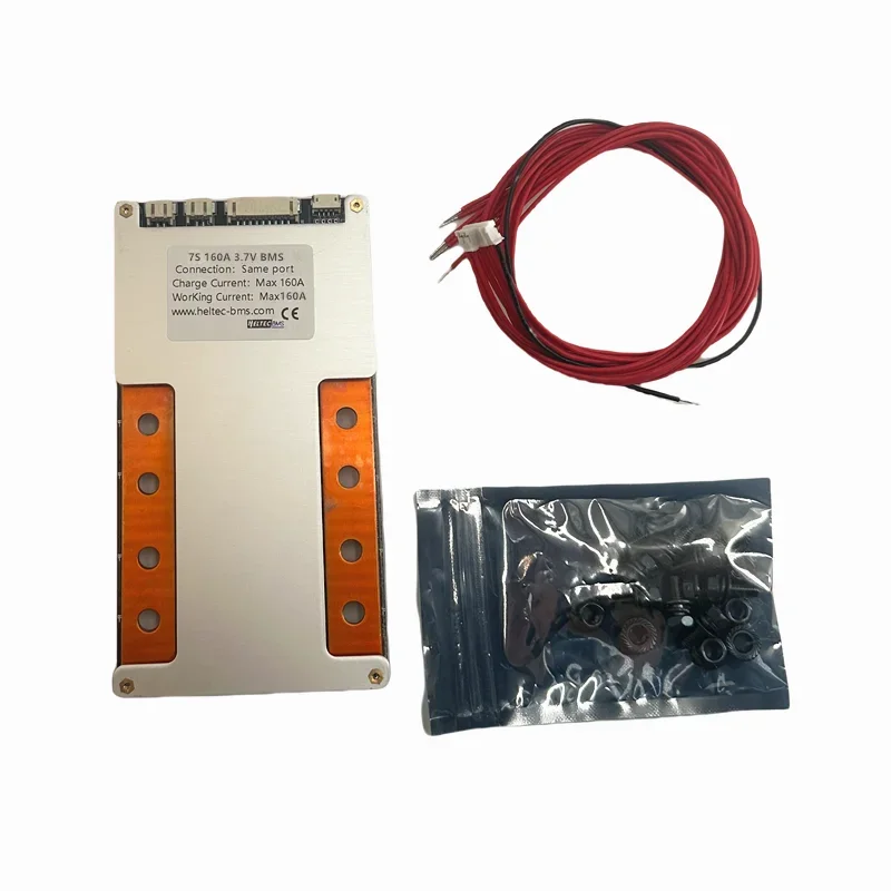 160A 6s 7s BMS 8s 24v lifepo4 3.2v 3.7v  balanced/lithium battery protetcion board Heltecbms inverter bms