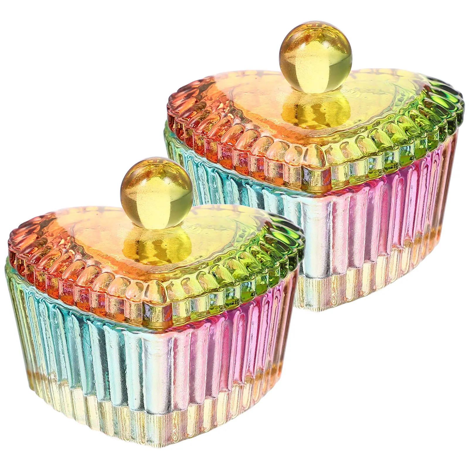 แก้วคริสตัลสำหรับทำเล็บ 2 ชิ้น ถ้วยผสมอะคริลิคสำหรับมืออาชีพ ใช้ได้หลากหลาย สำหรับผสมผงอะคริลิคและน้ำยา