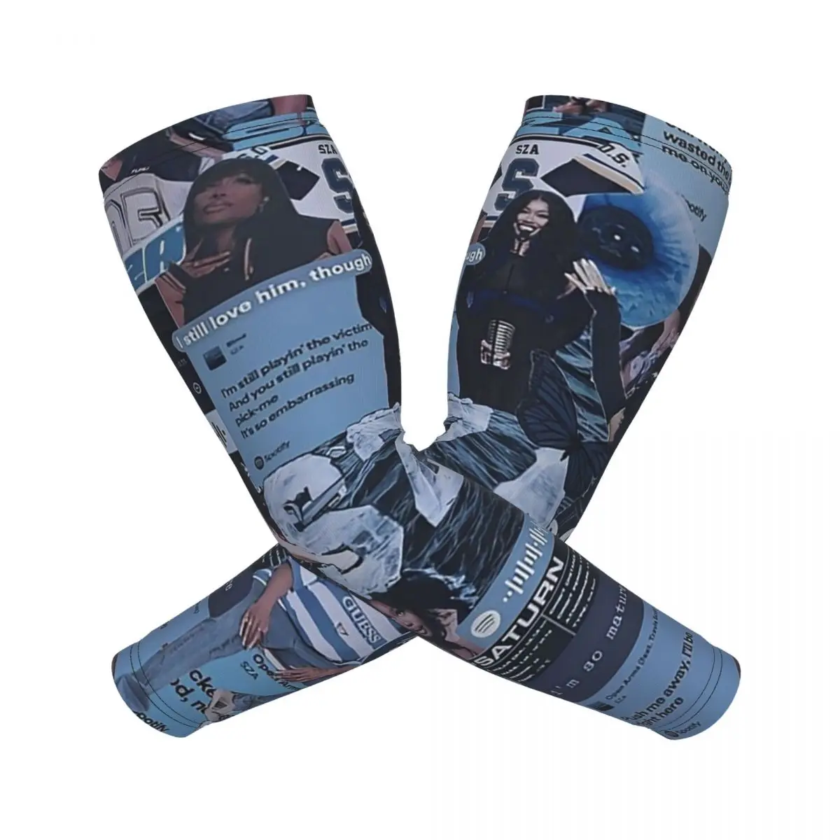 

SZA SOS певица рукава для мужчин и женщин защита от солнца и ультрафиолета татуировка прикрытие спорт охлаждение велосипедный спорт