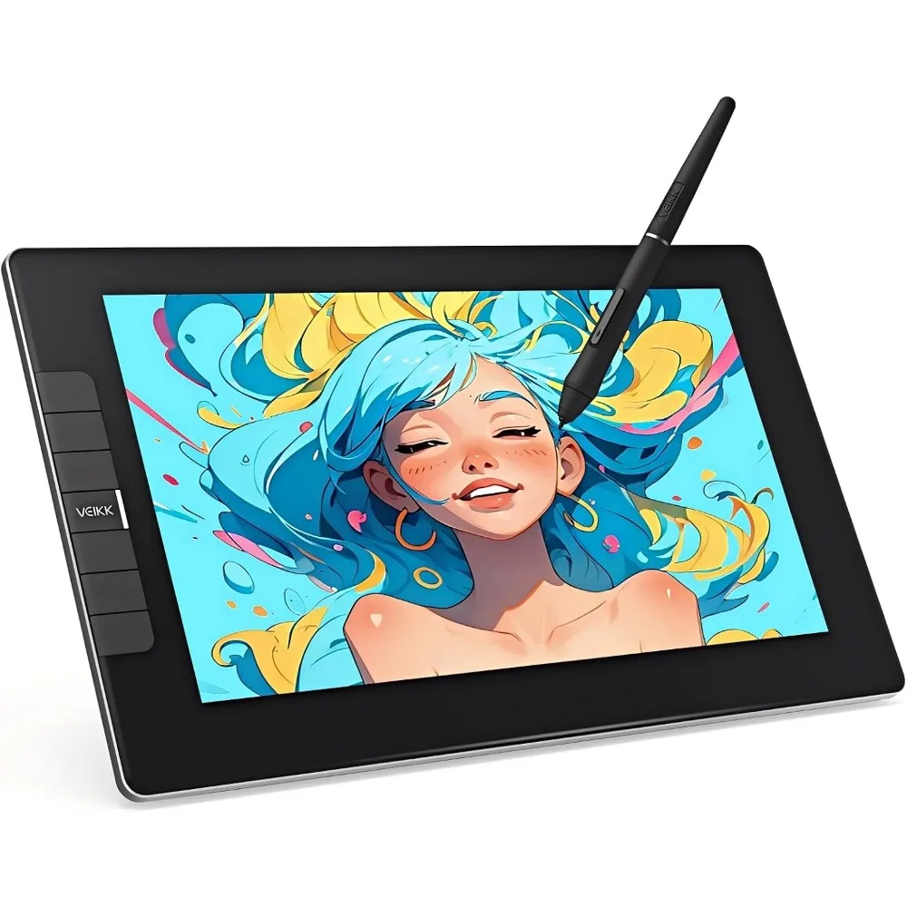 11.6 Inch Screen Tablet, 16384 Pressure Sensitivity, 2 Styluses, 120% sRGB, PC/Mac/Linux Compatible