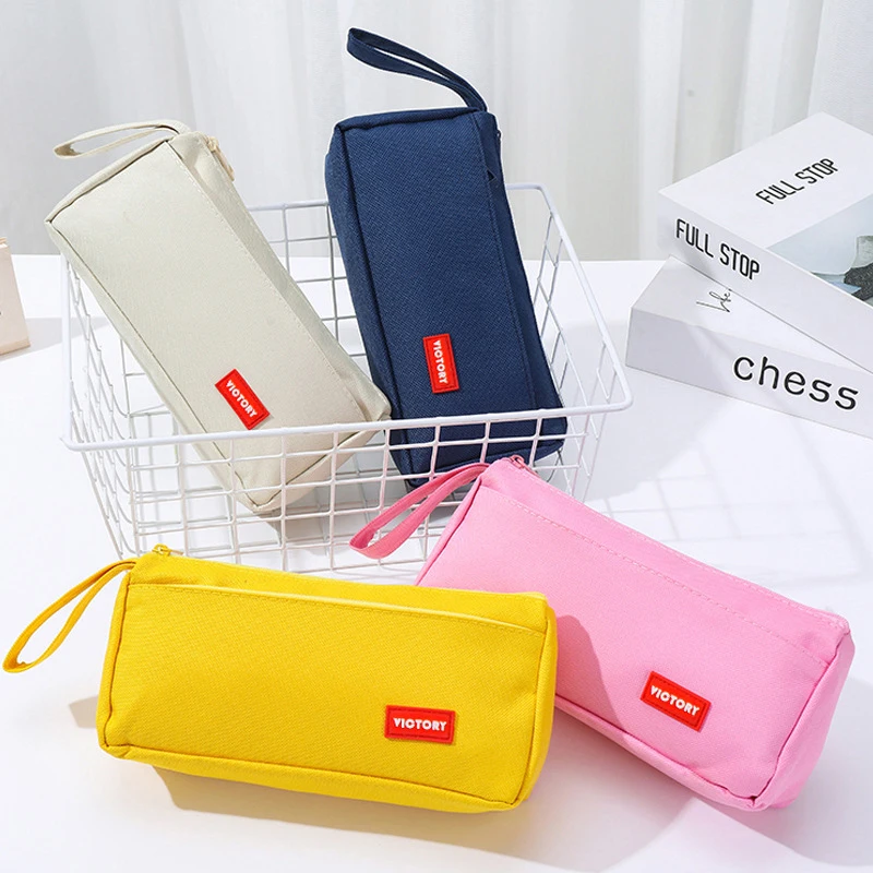 1PCS Super Large Capacity Pencil Case School Pen Case Supplies Pencils Pouch Stationery Back To School Presented