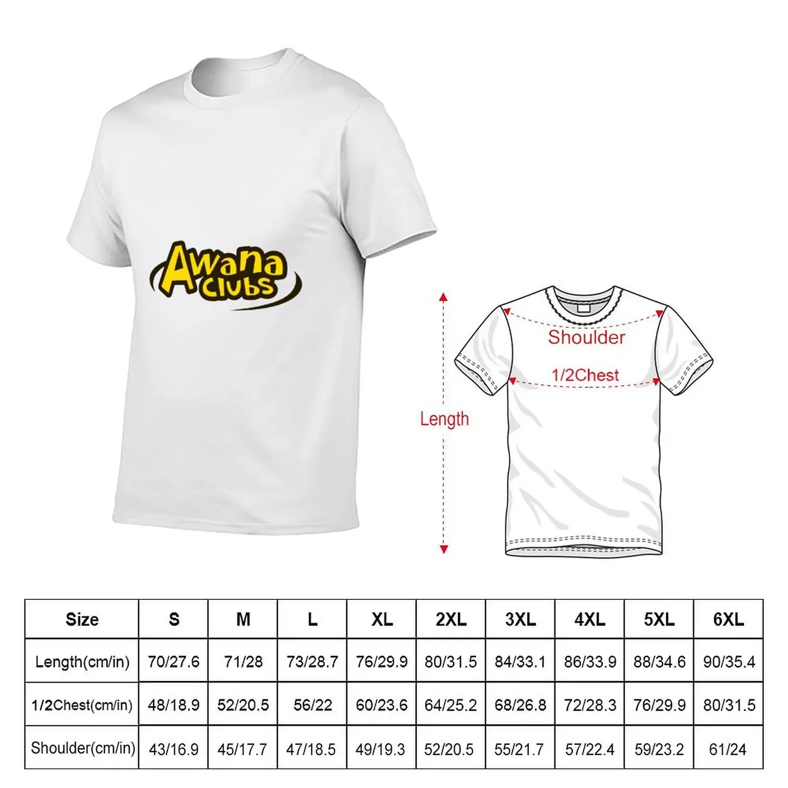 Virginia Awana Clubs Logo T-Shirt oversized graphic tee hippie clothes summer 2025 men tshirt