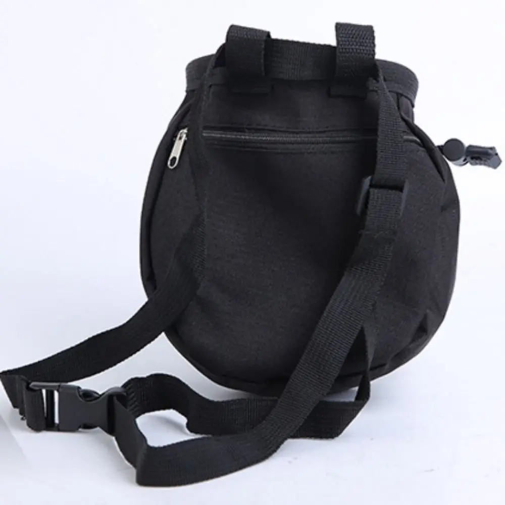 Zipper Pocket Rock Climbing Chalk Bag Storage Pocket Oxford Cloth Magnesium Powder Bag With Belt Mountaineering