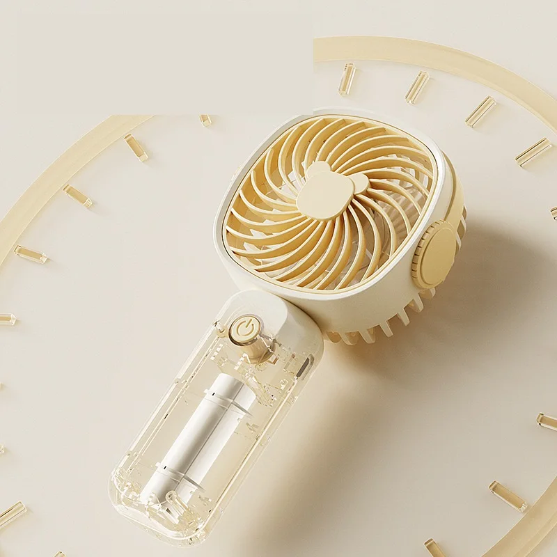 Mini Ventilador Portátil Portátil USB Recarregável, Mini Desktop Air Cooler, Refrigeração Externa, Ventilador de Ventilação, Ventilador de Mão de Viagem
