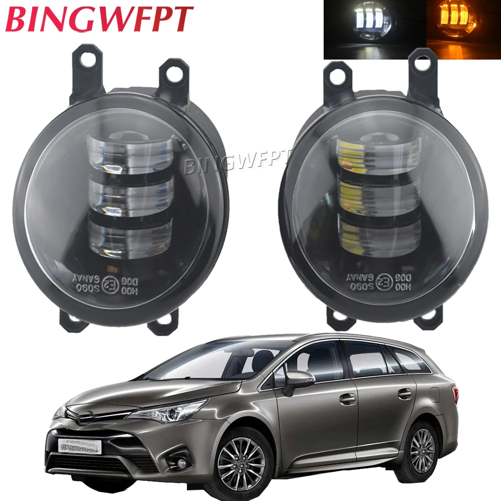 

2 Pieces Fog Light For Toyota Corolla Verso Camry Highlander Yaris Prius RAV4 Avalon Land Cruiser Prado Fog Lamp