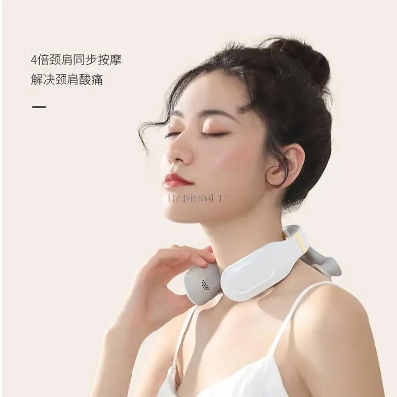 Cervical spine massager electric smart massager neck massager heating pulse physiotherapy shoulder and neck neck protector