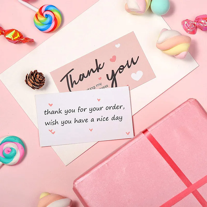 Thank You for Supporting My Small Business Sticker and Cards Holiday Gift Wrapping Decor Sealing Sticker Baked Flowers Sticker