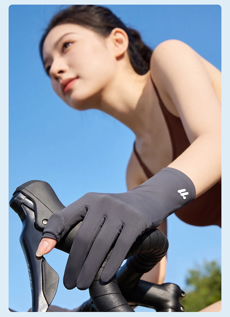 WEST BIKING Sonnenschutzhandschuhe für Damen, UPF 50+, Radfahren, Touchscreen, rutschfest, atmungsaktiv, Sommer, Sport, Fitness-Handschuhe für Damen – Detail 21