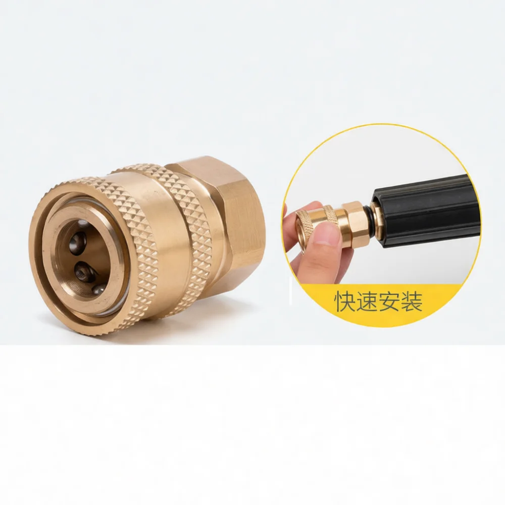 Pressure Washer Accessories High Pressure Water Wand Stainless Steel Curved Nozzle For Efficient Car And Garden Cleaning