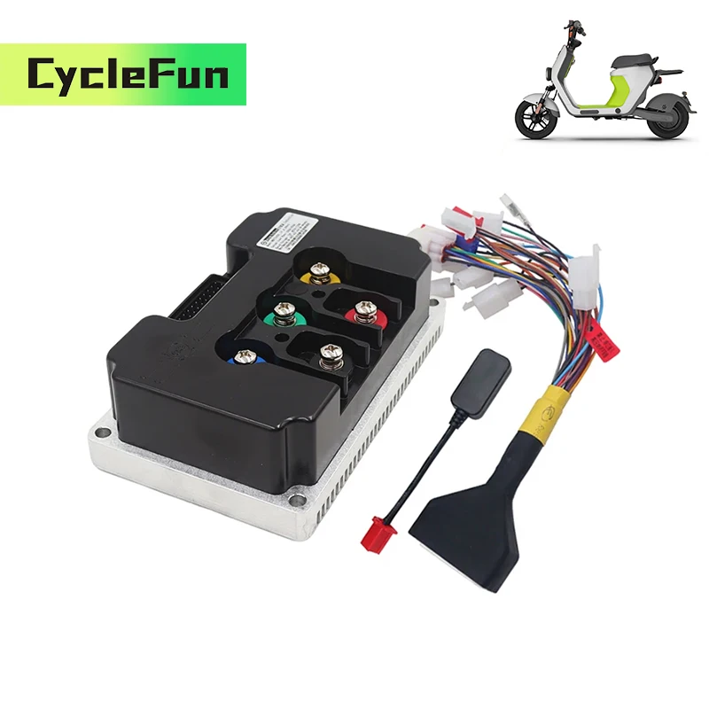 

4KW-6KW FarDriver ND72680 V2 DC 350A Phase 680A 72V Sine Wave Programmable Electric Scooter Motorcycles Dirt Bike Accessories